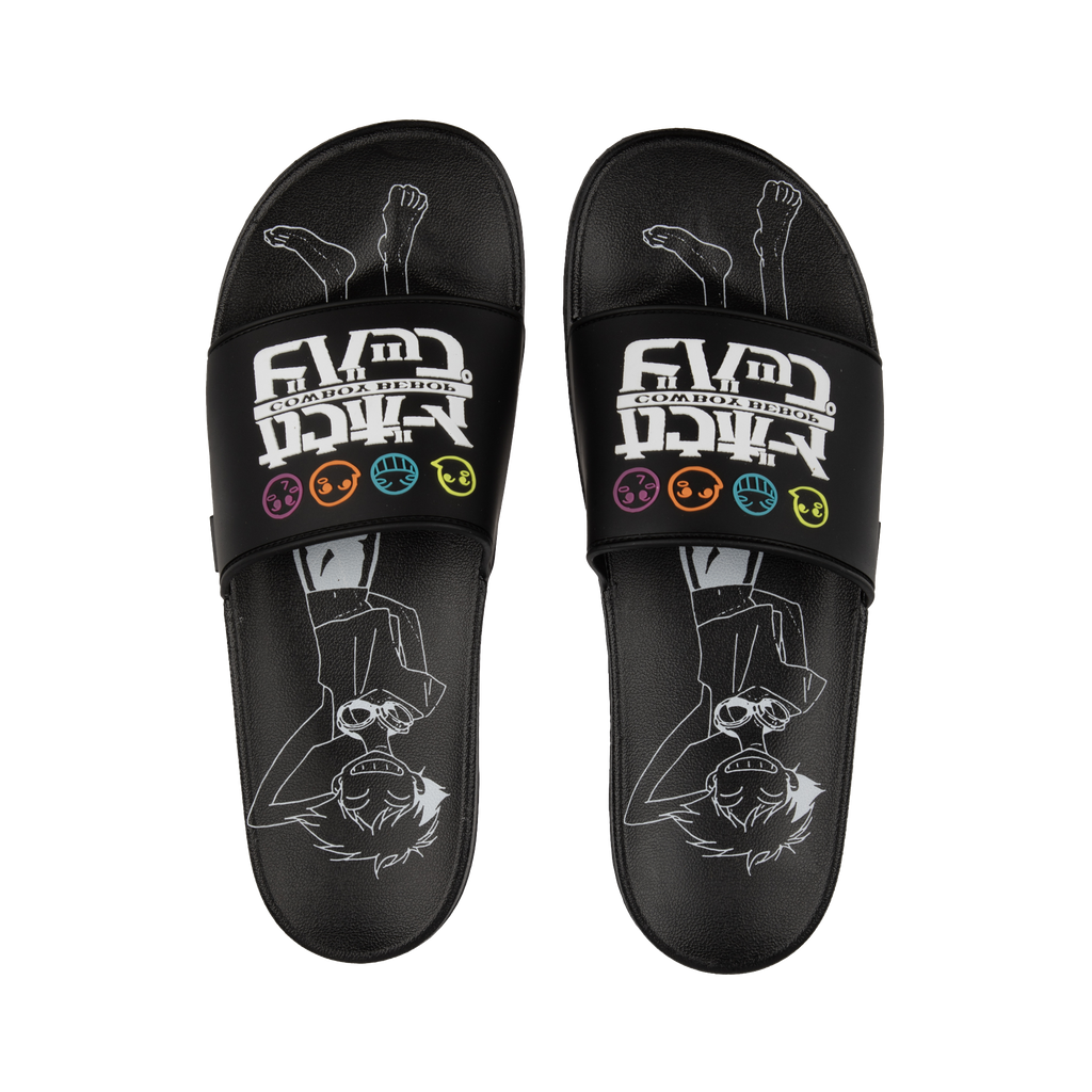国内で当店のみ SMILEY - Starfish Series Slippers-Black 国内で当店のみ SMILEY - Starfish Series Slippers-Black