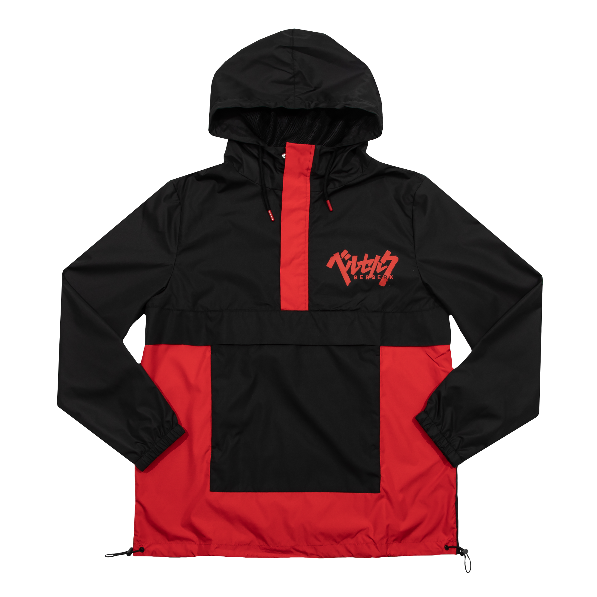 Guts Rage Black and Red Anorak