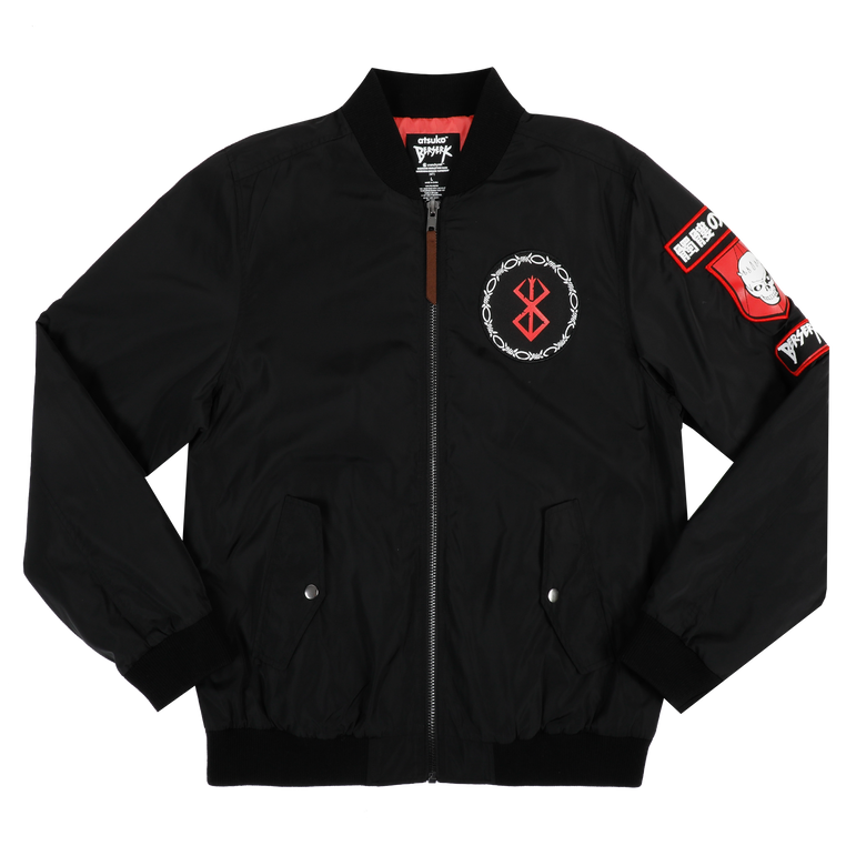 Skull Knight Black Bomber Jacket