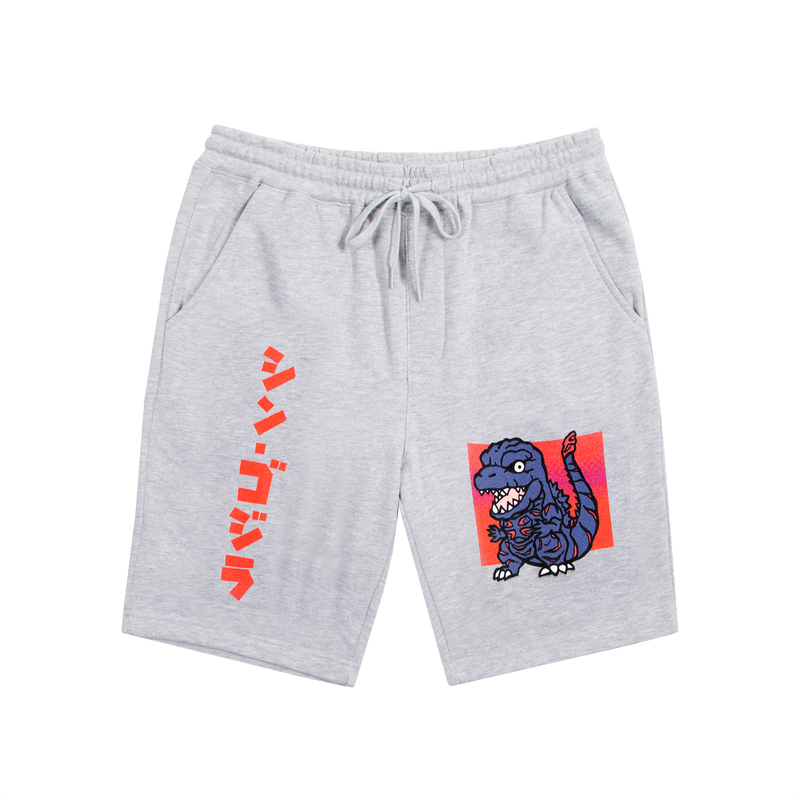 Shin Godzilla Chibi Heather Grey Shorts