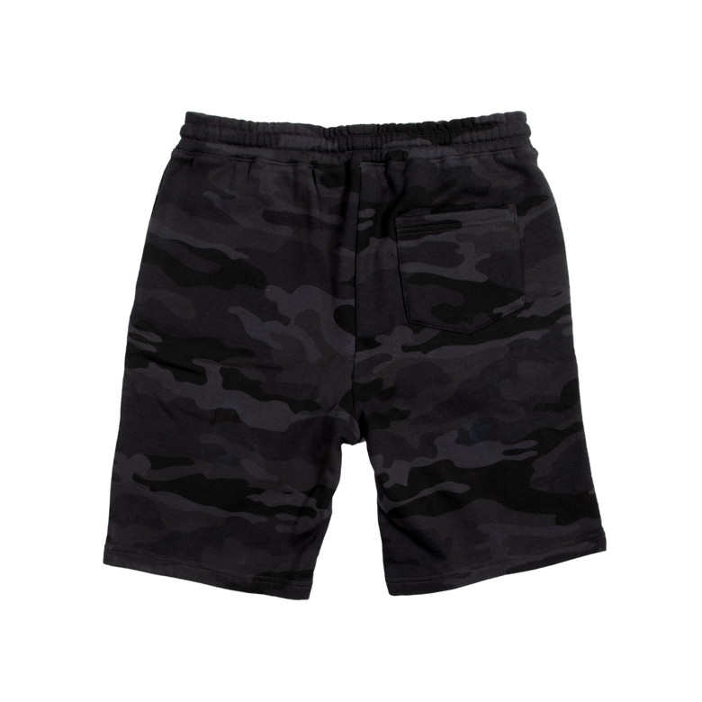 Evangelion Sachiel Charcoal Camo Shorts | Official Apparel