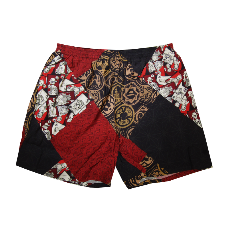 One Piece Patchwork Shorts