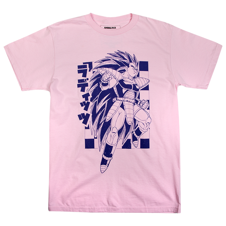 Dragon Ball Z Raditz Pink Tee | Official Apparel & Accessories