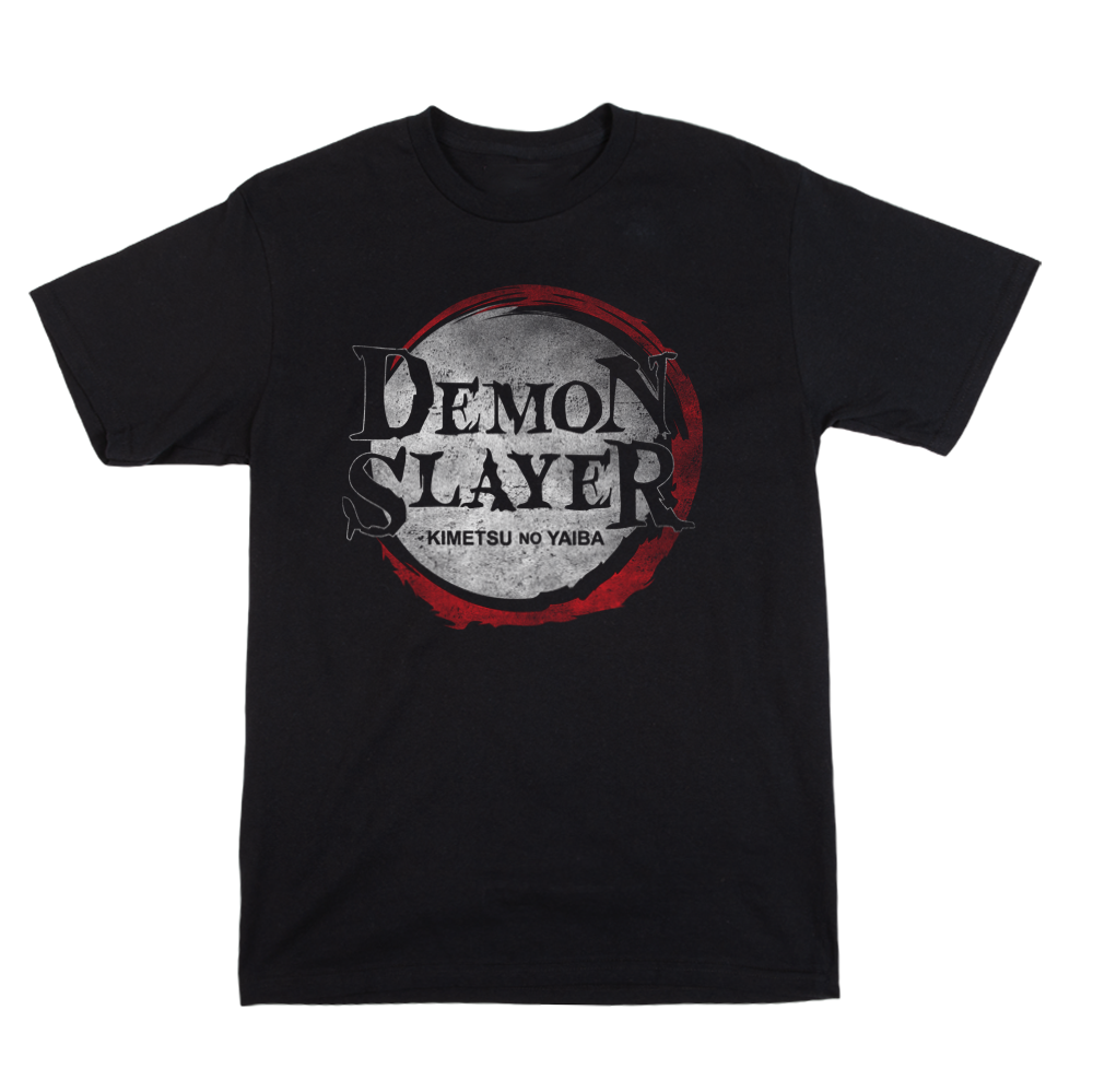 Demon Slayer Logo Black Tee