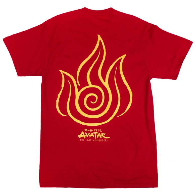 Avatar: The Last Airbender Zuko Fire Bender Red Tee | Official