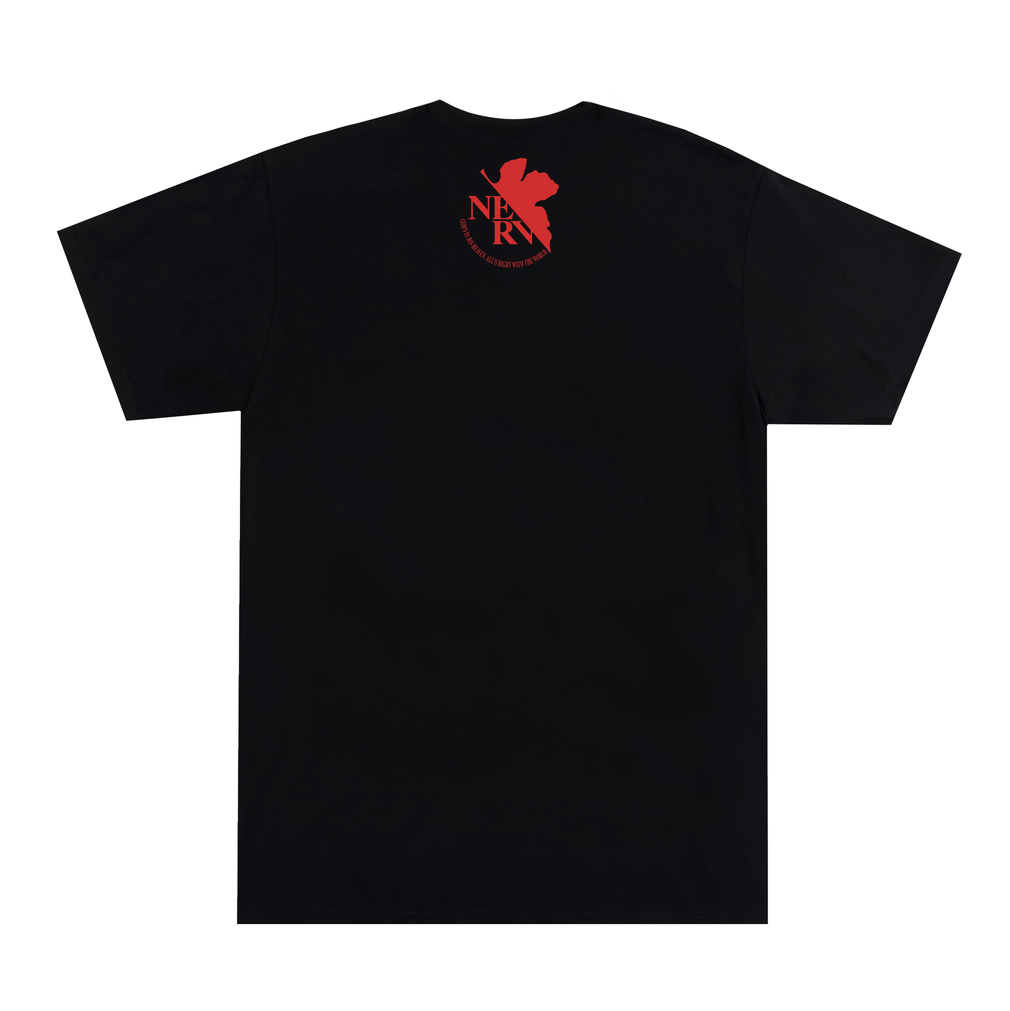 Asuka Fire Red Outline Black Tee