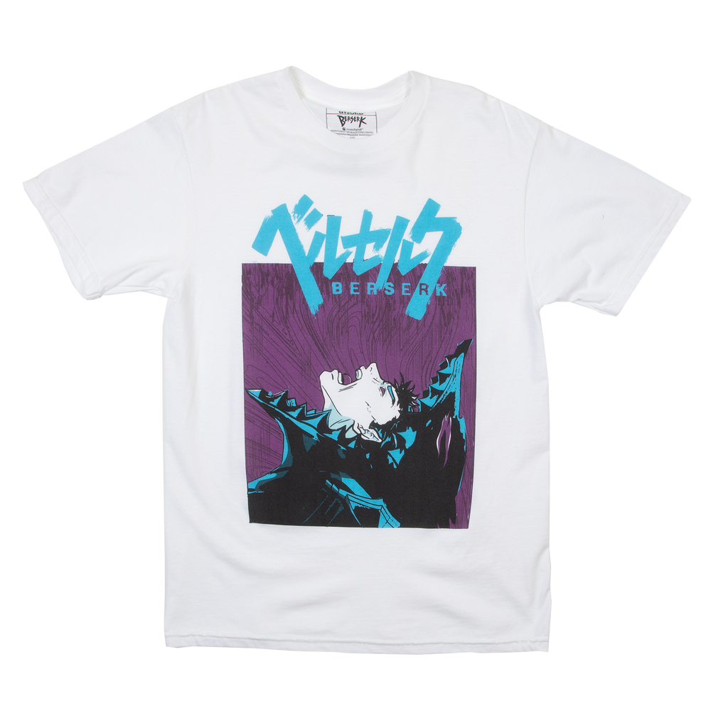 Overtaken by Rage White Tee - Berserk | Atsuko