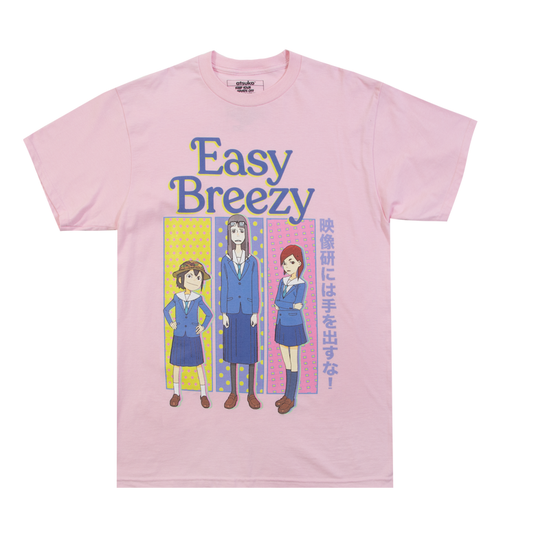 Motion Picture Club Easy Breezy Pink Tee