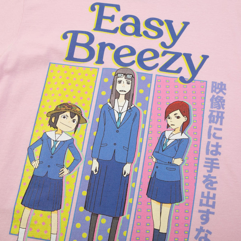 Motion Picture Club Easy Breezy Pink Tee