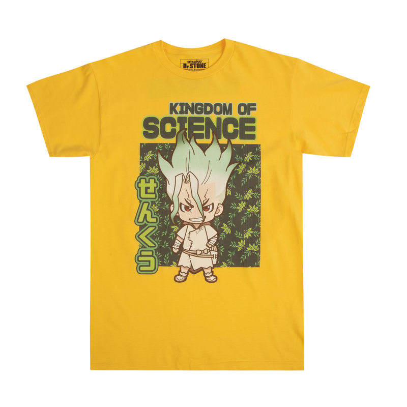 Senku Ishigami Kingdom of Science Yellow Tee