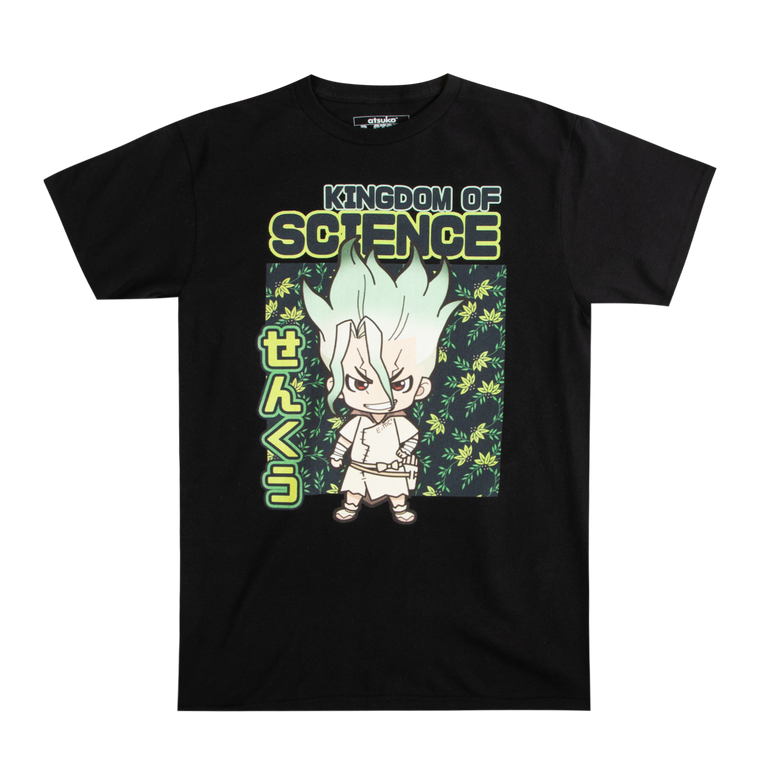 Senku Ishigami Kingdom of Science Black Tee