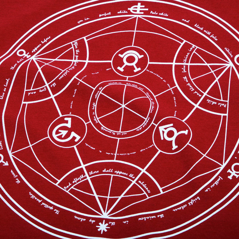 Transmutation Circle Red Tee