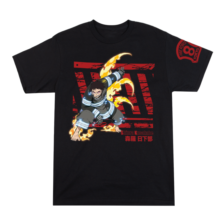 Shinra Kusakabe Black Tee