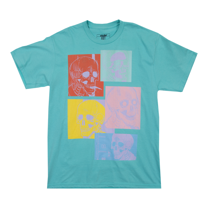 Skull Faced Book Seller Pastel Tee