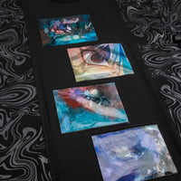 Sasuke vs. Naruto Lenticular Fight Scene Black Tee