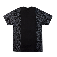 Sasuke vs. Naruto Lenticular Fight Scene Black Tee