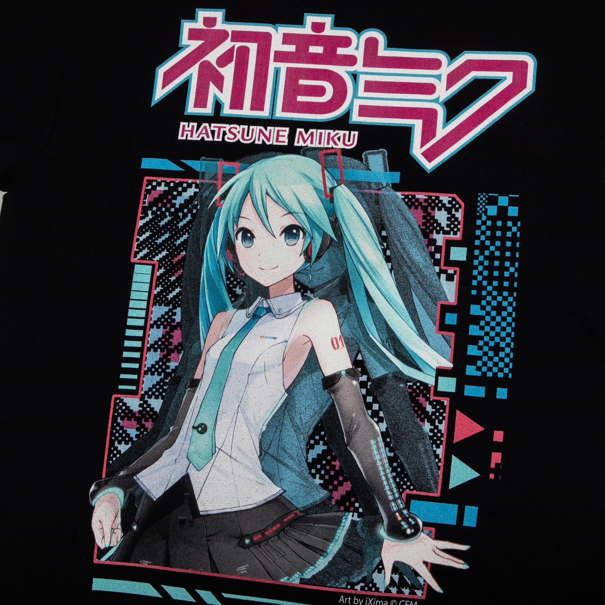 Digital Idol Hatsune Miku Black Tee