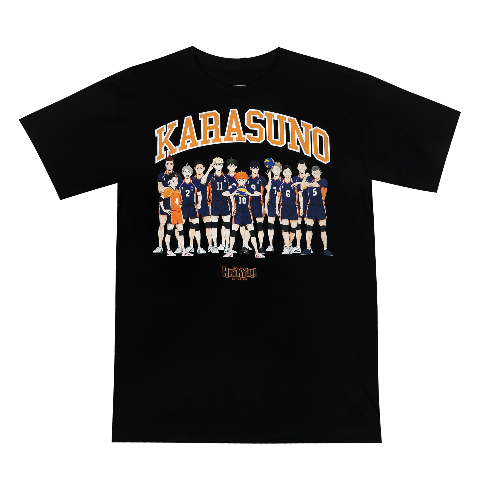 Karasuno High Crows Black Tee