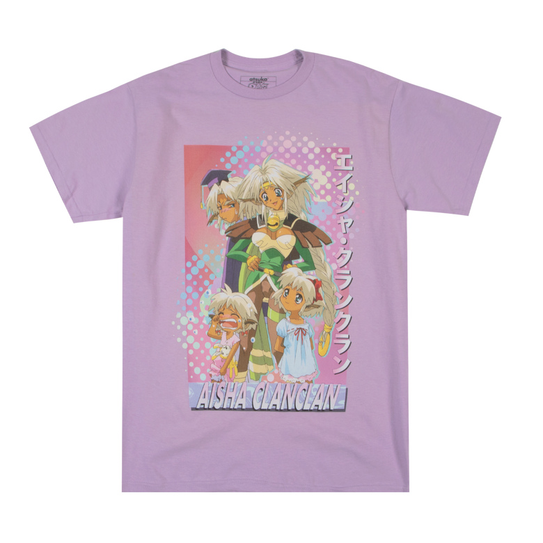 Aisha Clanclan Lavender Short Sleeve Tee