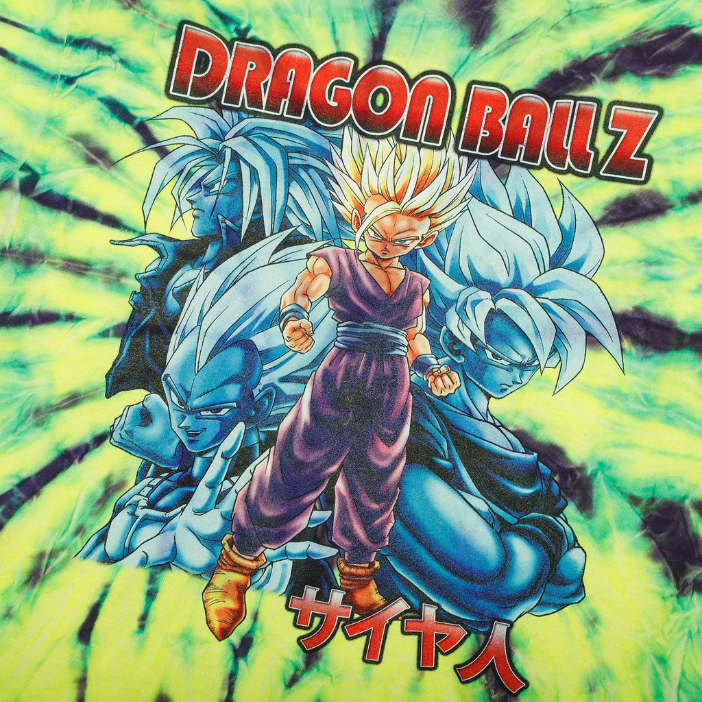 tie dye dragon ball z shirt