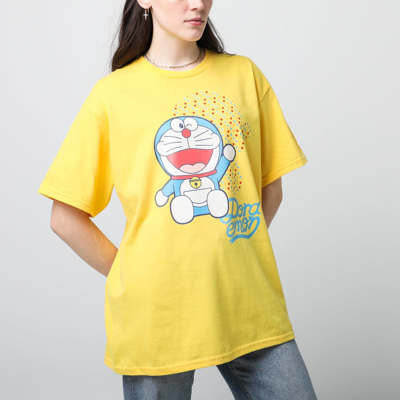 Gadget Cat Doraemon Gold Tee