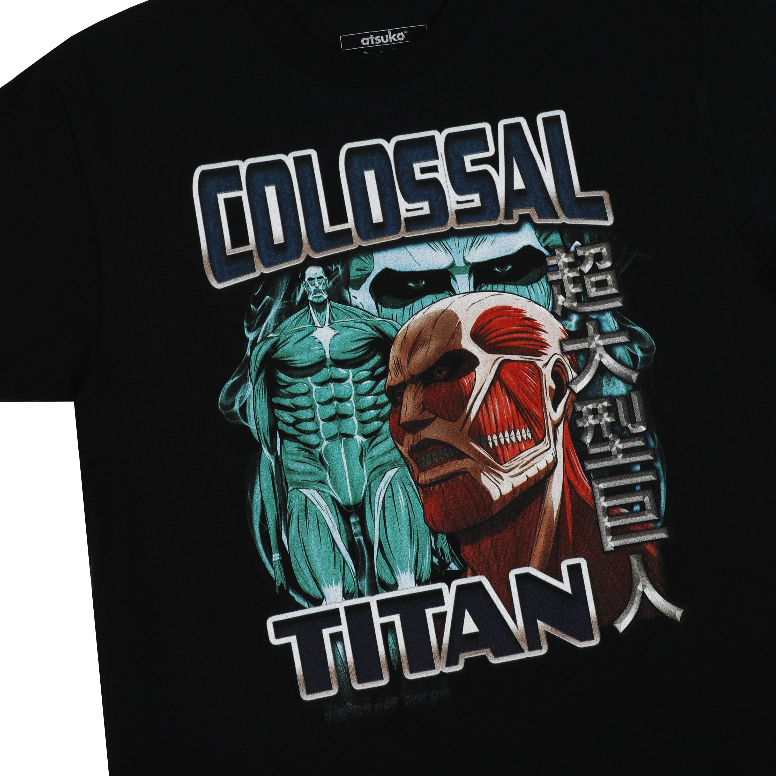 Colossal Titan Fight Icon Black Tee