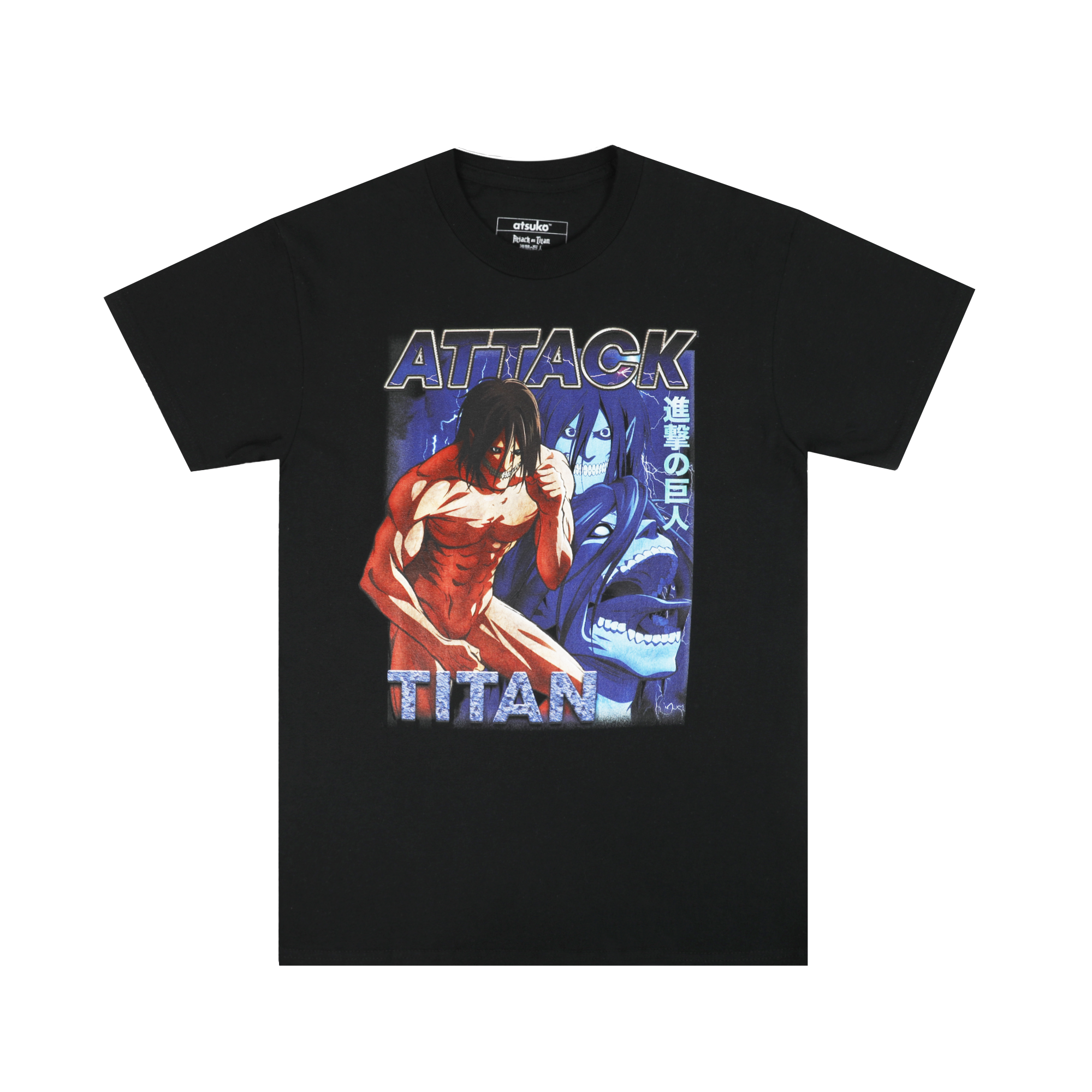 Attack Titan Fight Icon Black Tee