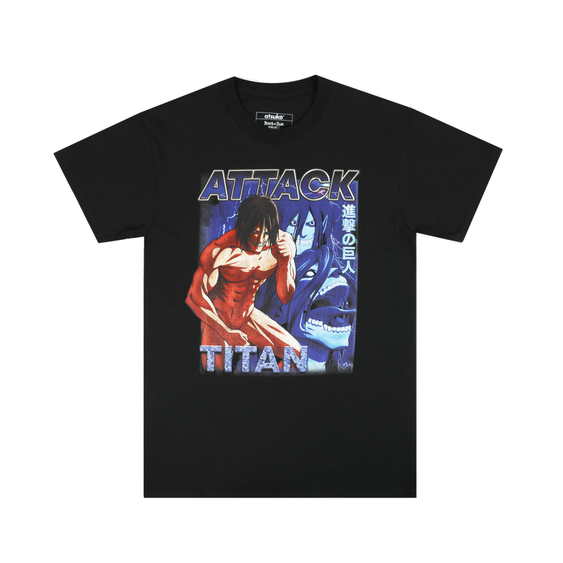 Attack Titan Fight Icon Black Tee