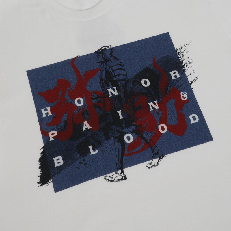 Honor, Pain, and Blood White Tee
