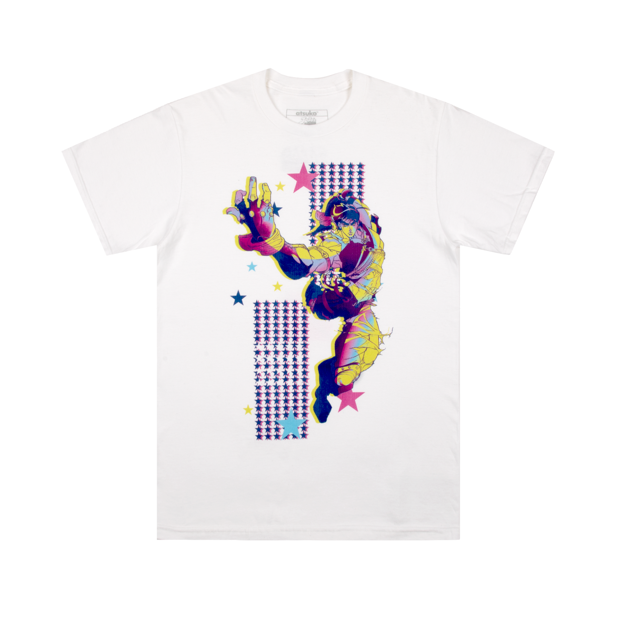 Jonathan Joestar Stars White Tee