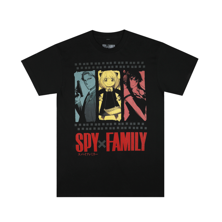 Spy X Family Black Tee