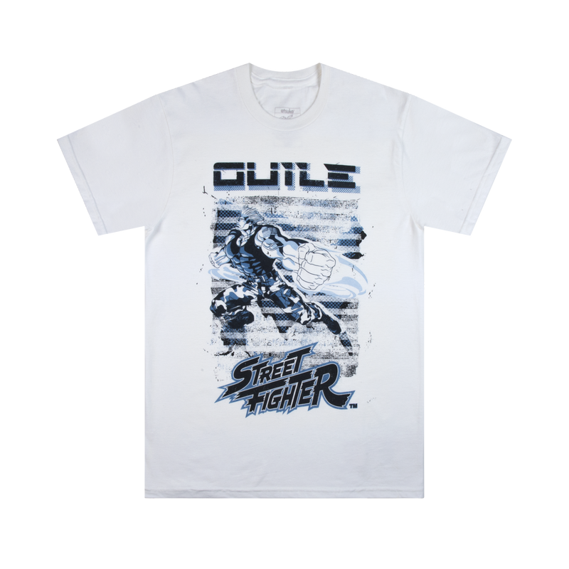 Street Fighter Guile USA White Tee | Official Apparel ...