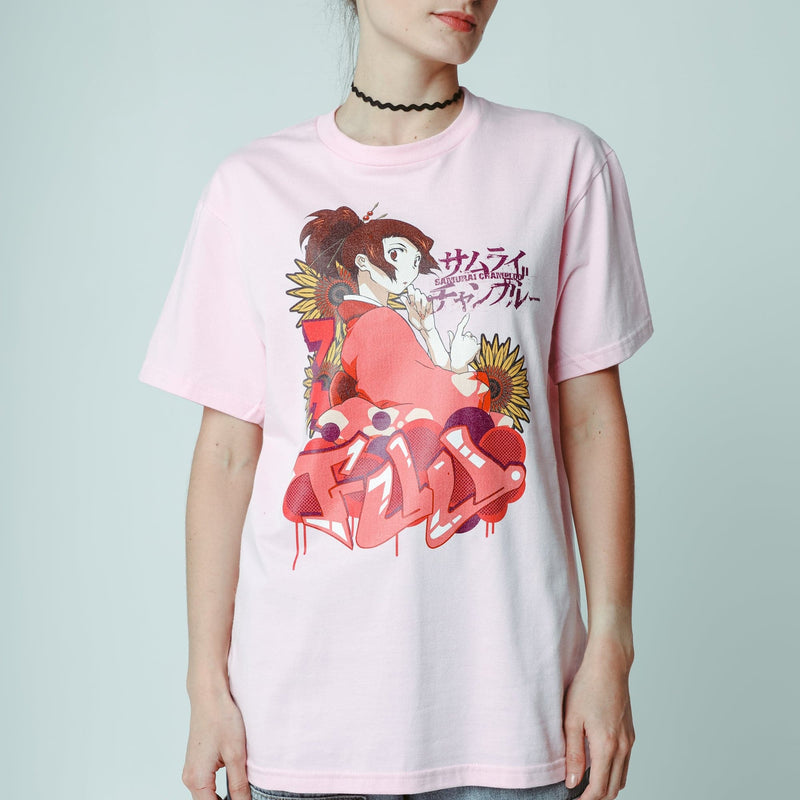 The Smell Of Sunflowers Pink Tee