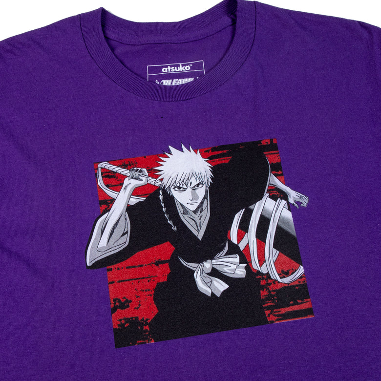 BLEACH - Ichigo Spray Paint T-Shirt - Crunchyroll Exclusive