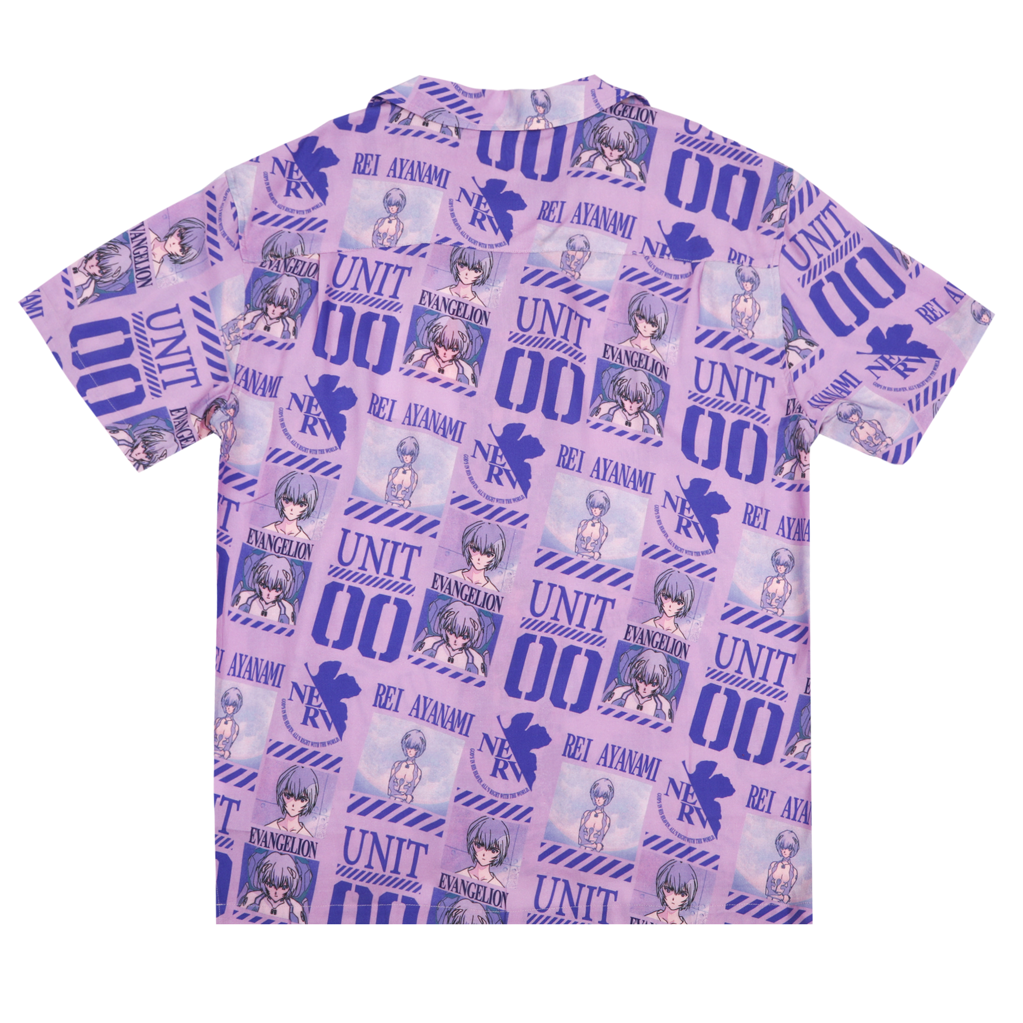 Eva Unit-00 Purple Button-Down Shirt