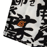Naruto Allover Black & White Print Short