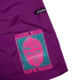 Stone Mask Purple Belted Shorts