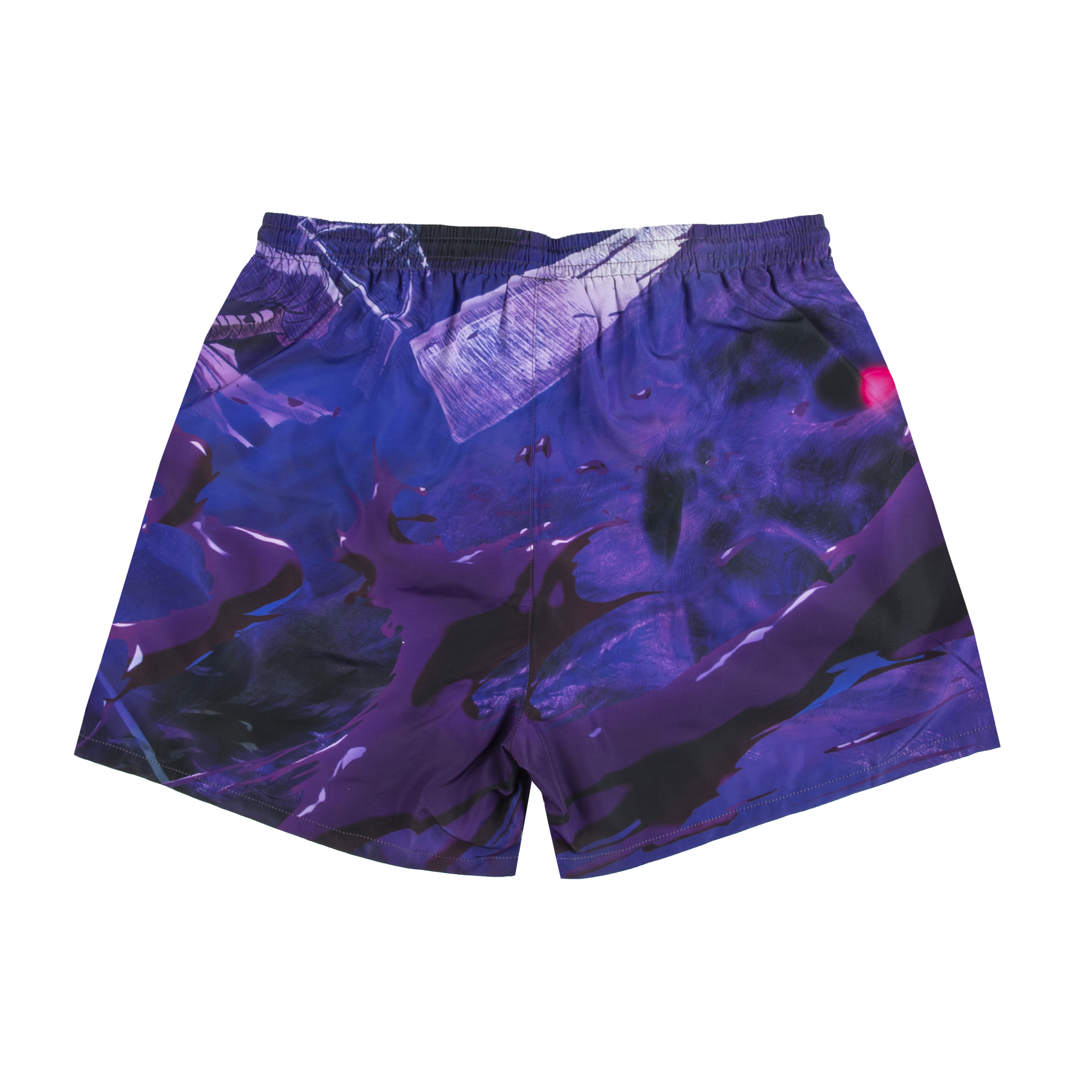 Guts Big Print Violet Shorts