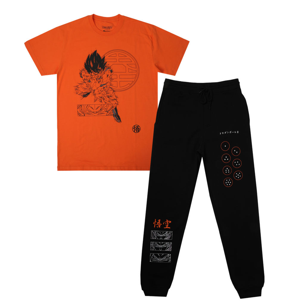 Dragon Ball Z Goku Kamehameha Blast Lounge Set Dragon Ball Z