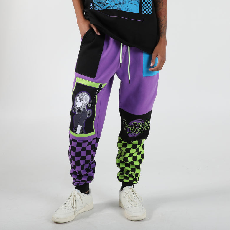 Uzumaki Patchwork Jogger